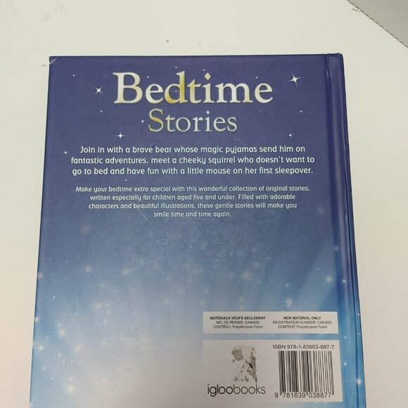 Bedtime Stories, with 7 dreamy Tales, Igloo Books, 2020, Children Bed Time Gift - Picture 3 of 4
